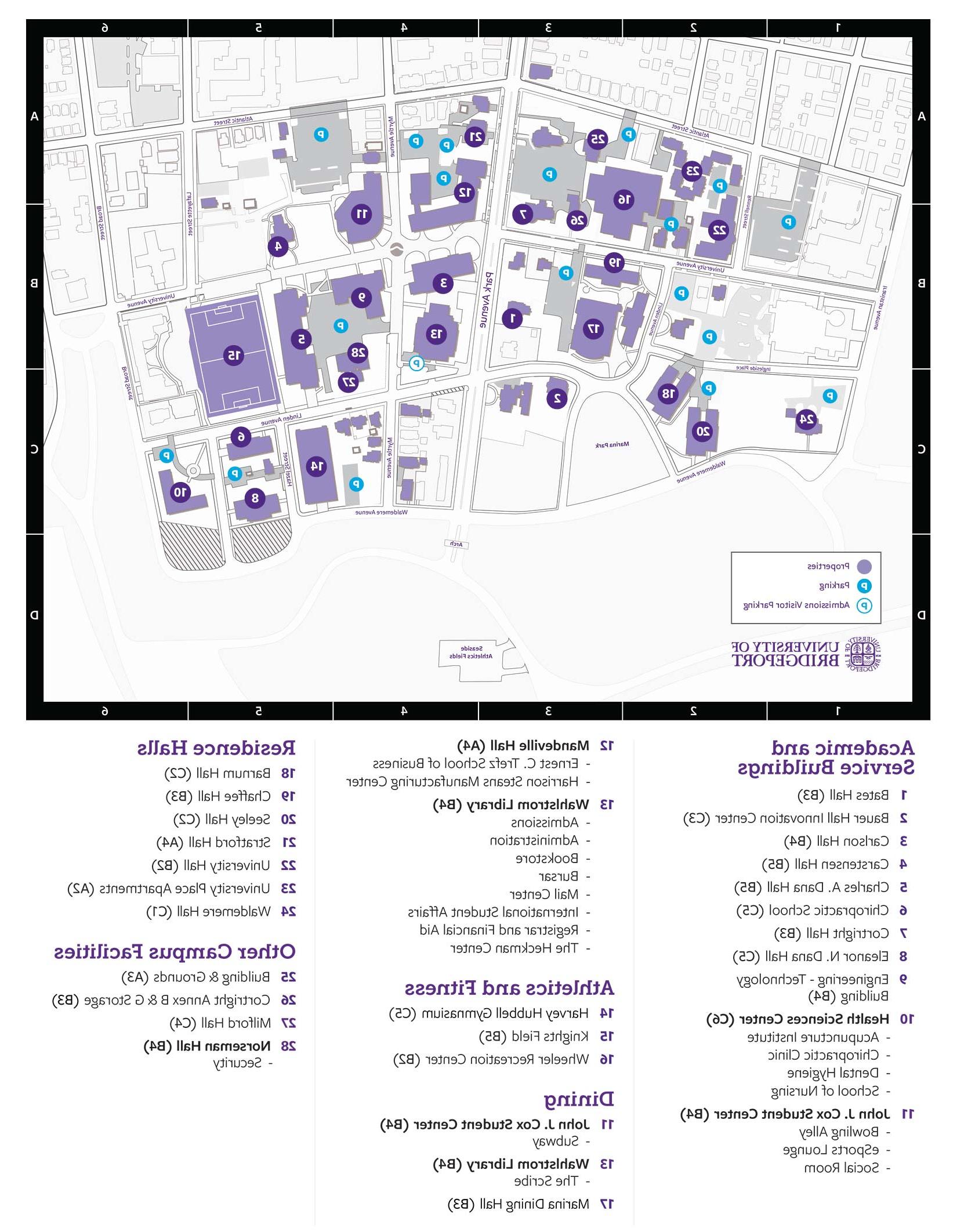 UB Campus Map